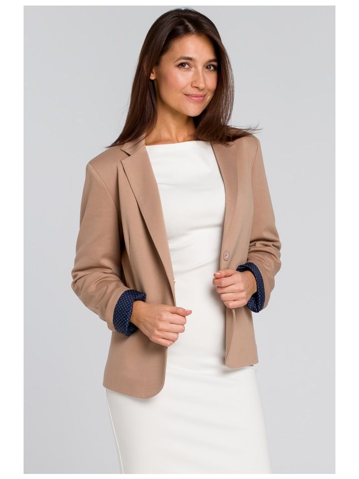 Stylove Jachetă formală pentru femei Helainete S154 bej